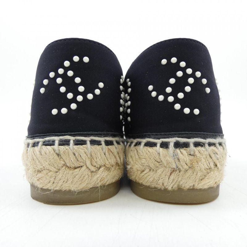 Chanel Espadrilles Shoes Calfskin Patent