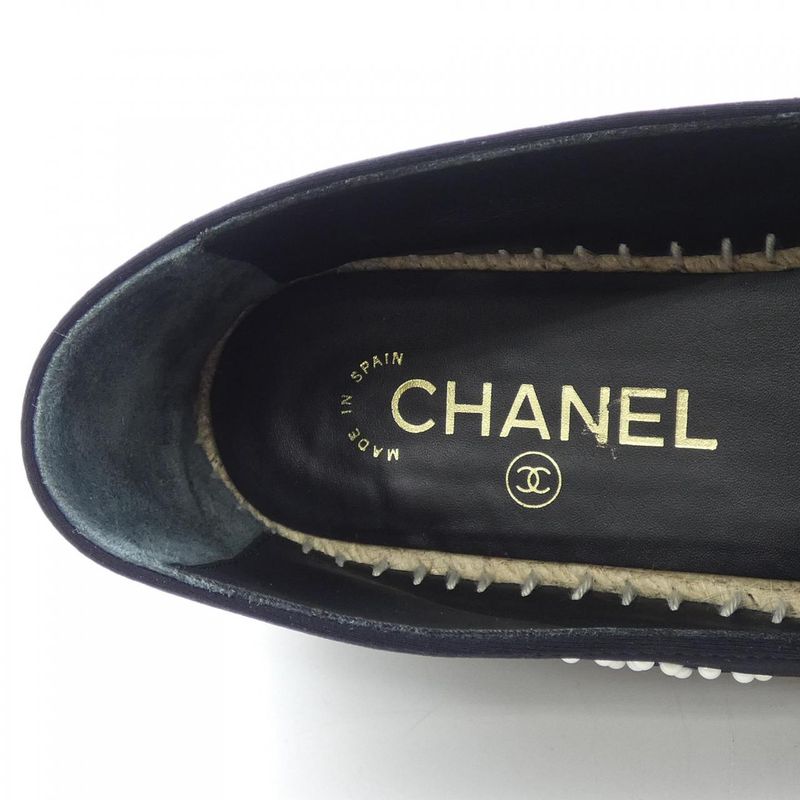 Chanel Espadrilles Shoes Calfskin Patent
