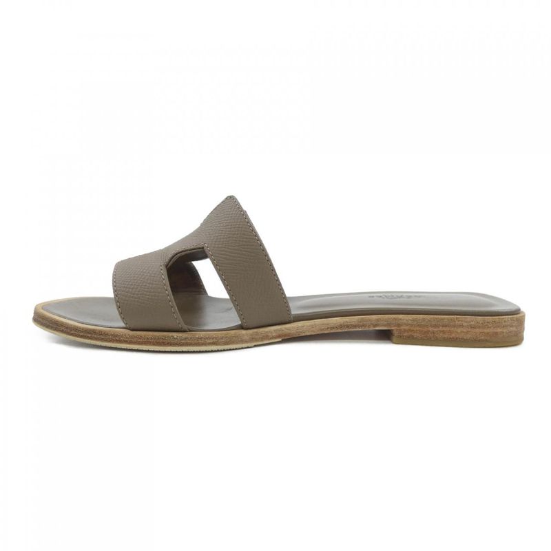 Hermes Oran Sandals Beige 37