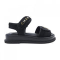 Chanel Sandals Calfskin Black