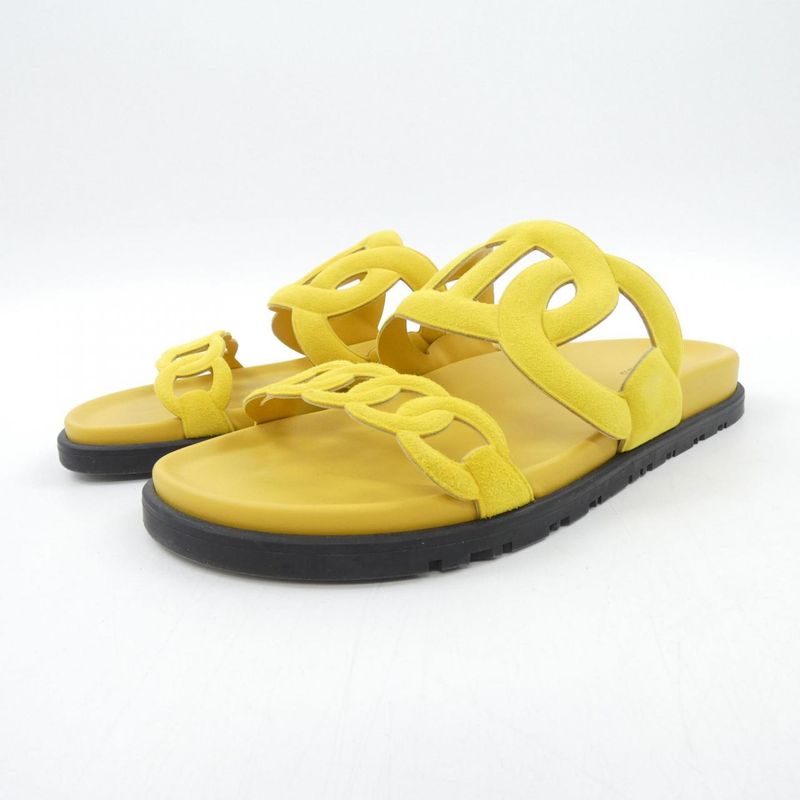 Hermes Sandals Yellow 38