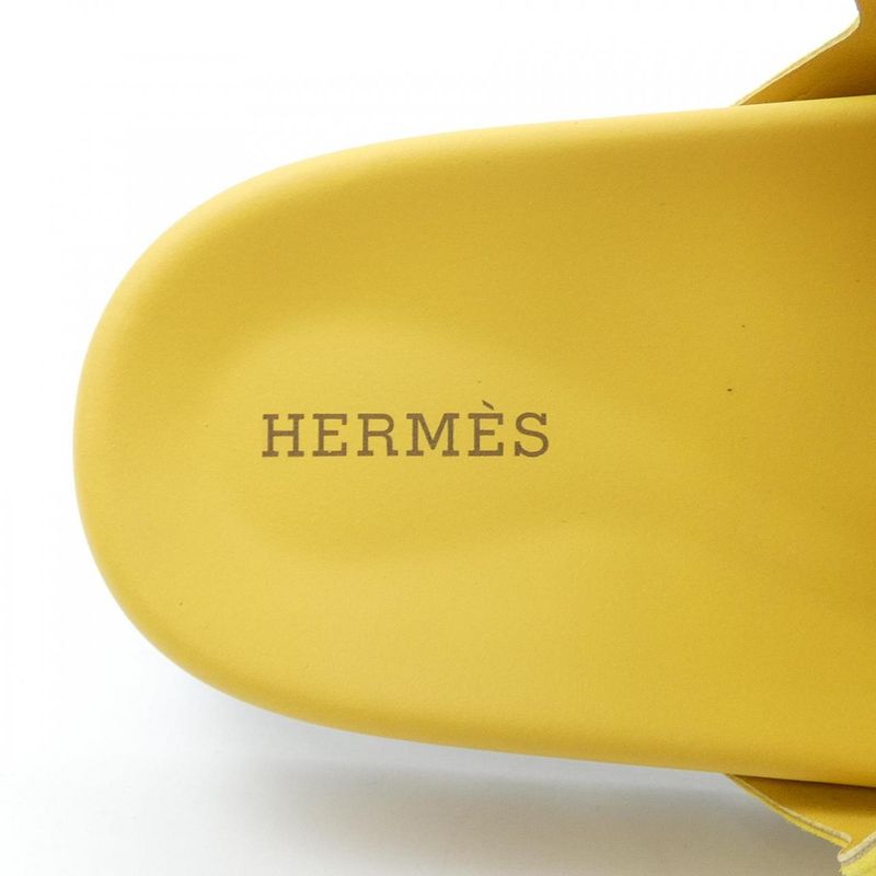 Hermes Sandals Yellow 38
