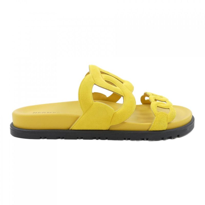 Hermes Sandals Yellow 38