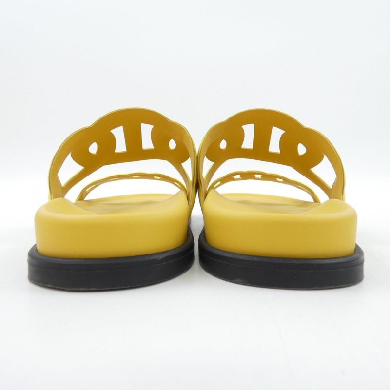 Hermes Sandals Yellow 38