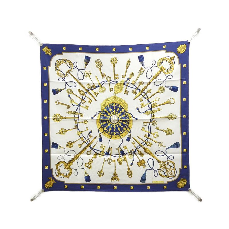 Hermes les Cles Carre Scarf