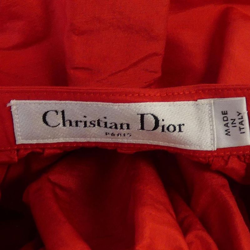 Dior Skirt Silk Red