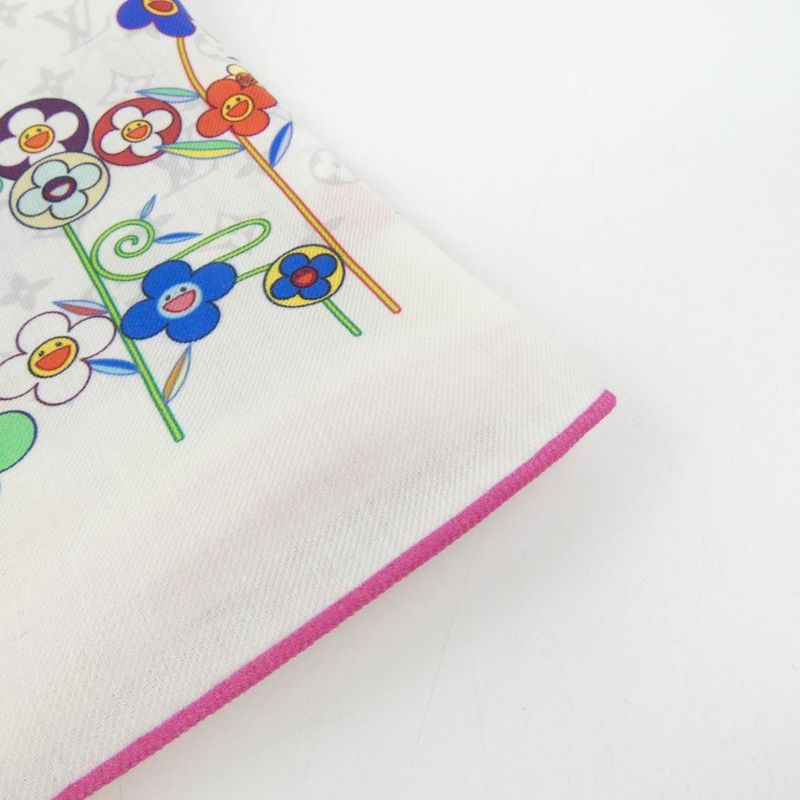 Louis Vuitton Murakami Shawl White