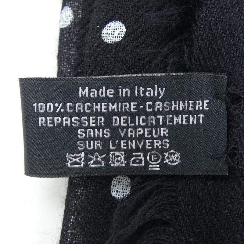 Chanel Stole Cashmere Black