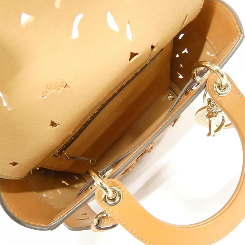 Dior Bag Leather Brown Light