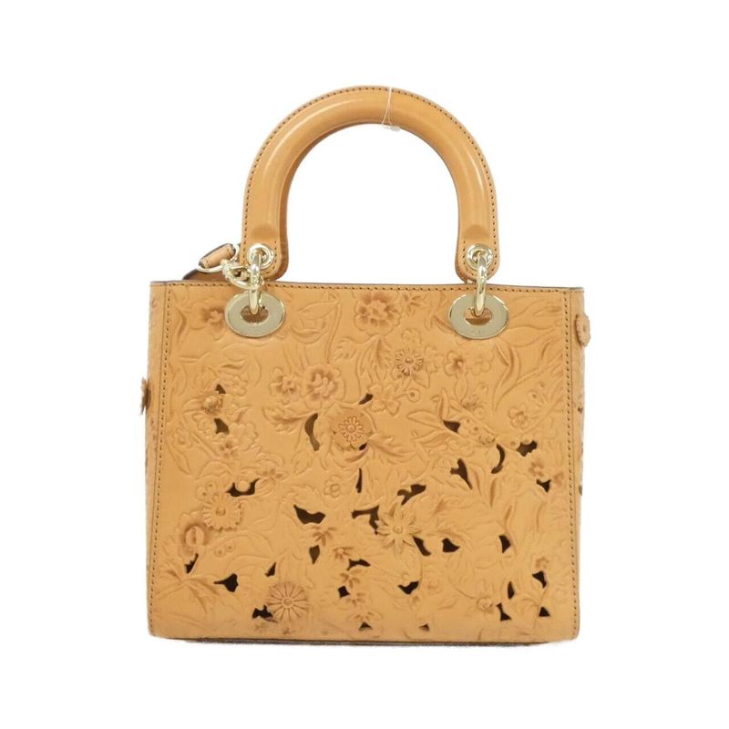 Dior Bag Leather Brown Light