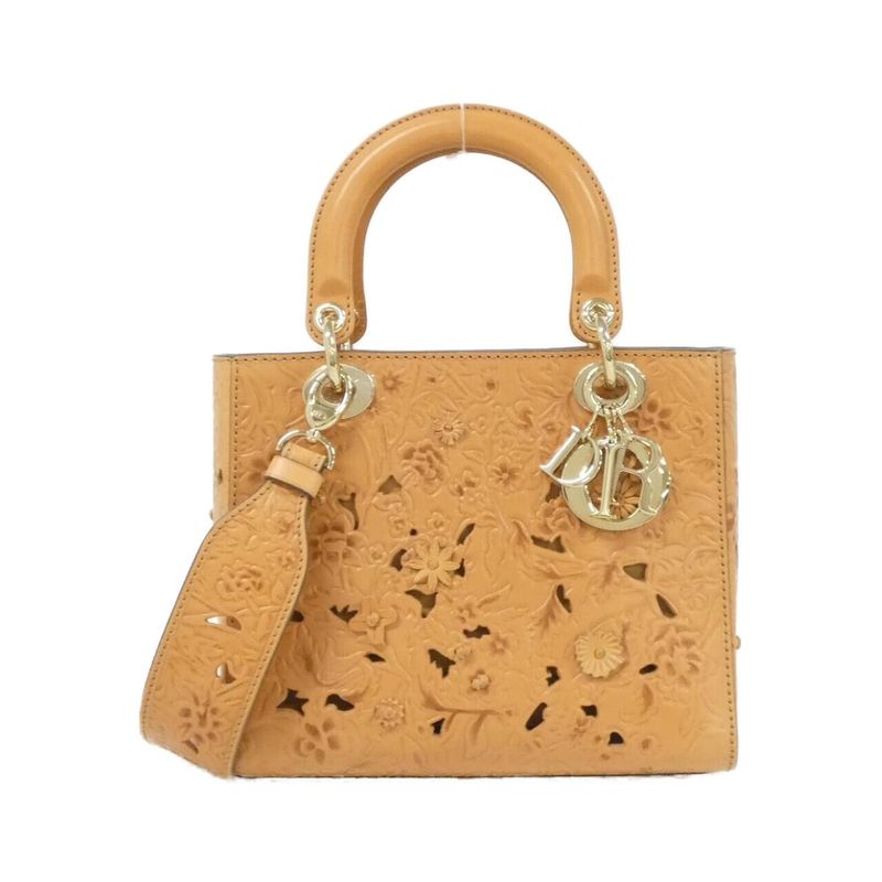 Dior Bag Leather Brown Light