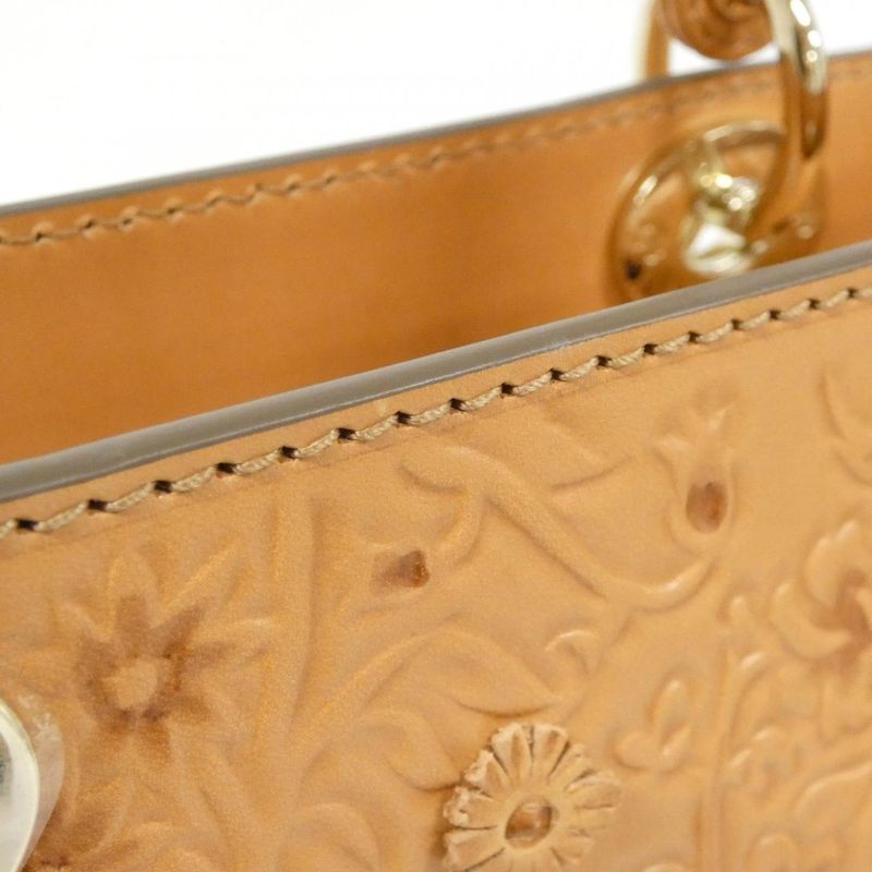 Dior Bag Leather Brown Light