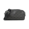 Celine Shoulder Bag Canvas Black