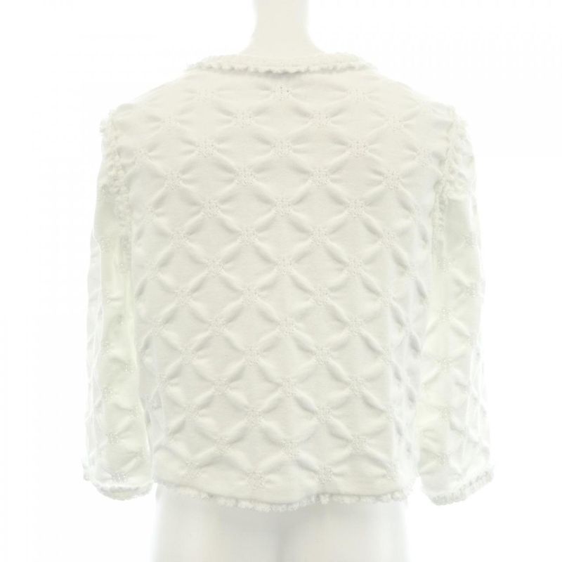 Chanel Cardigan White 36 Translucency