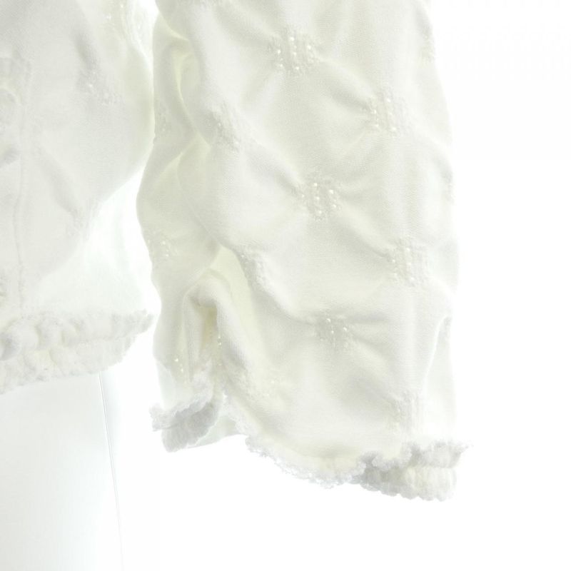 Chanel Cardigan White 36 Translucency