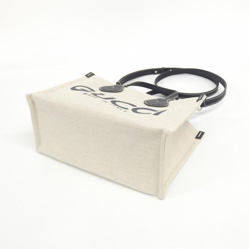 Gucci Facvw Bag Leather Canvas