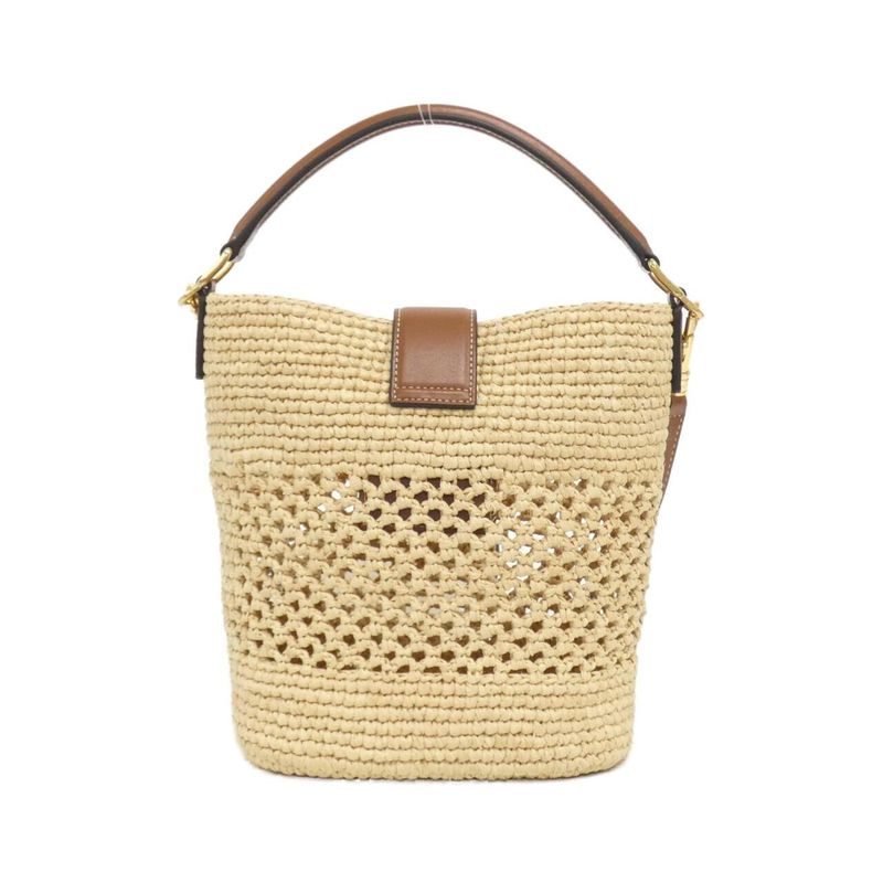 Celine Small Louis Bucket Bag Natural