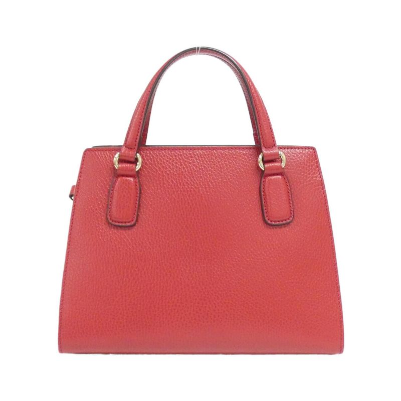 Gucci Soho Bag Leather Red Hibiscus