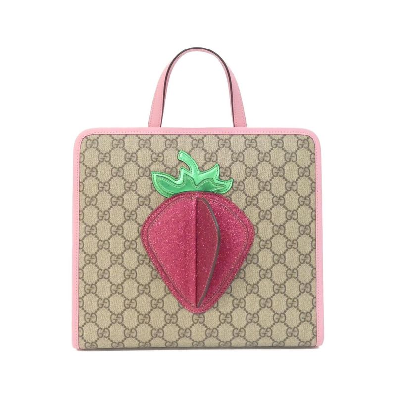 Gucci Childrens Bag Canvas Brown