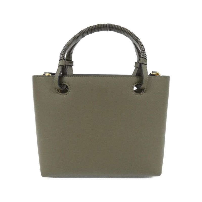 Loewe Anagram Tote Mini Bag Dark Khaki Green