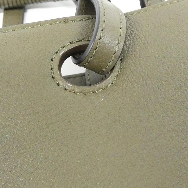 Loewe Anagram Tote Mini Bag Dark Khaki Green