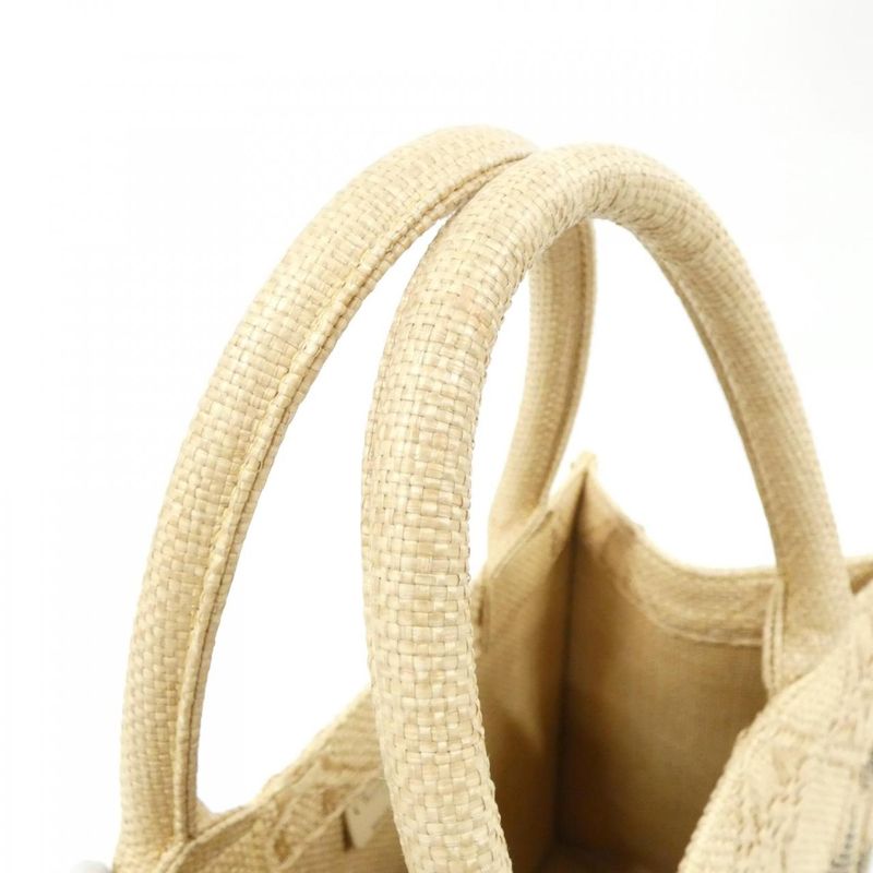 Dior Book Tote Small Natural