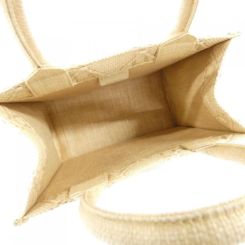 Dior Book Tote Small Natural