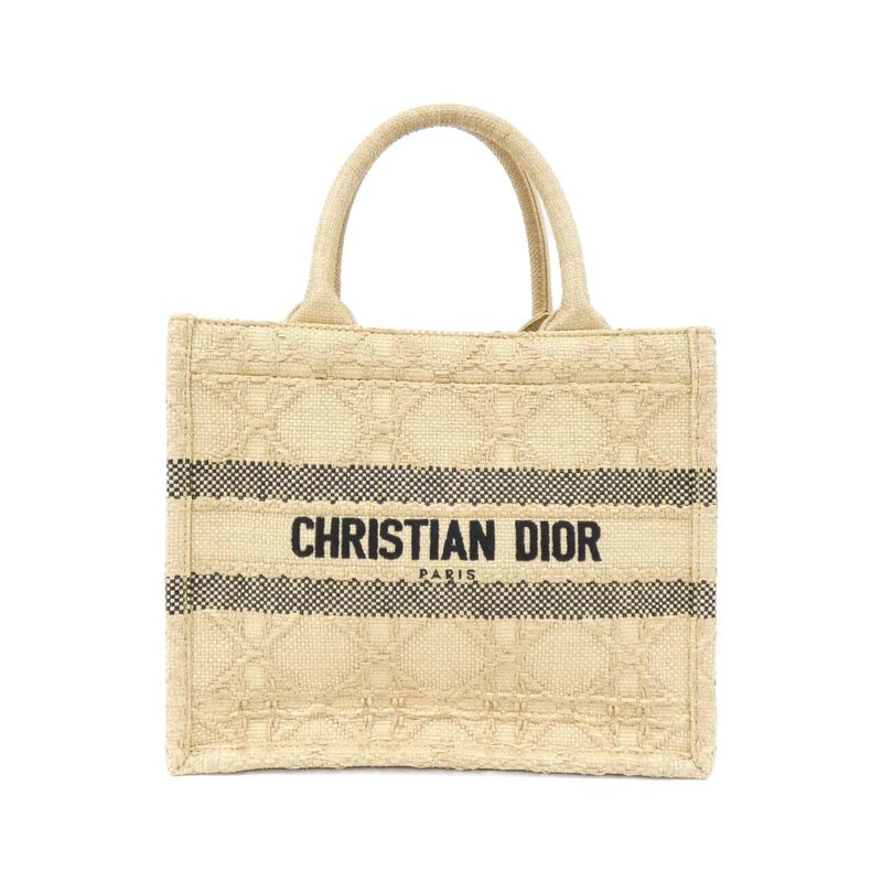 Dior Book Tote Small Natural