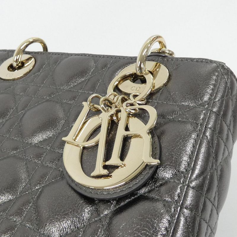 Dior MY Abcdior Small Bag G Metallic Gunmetal