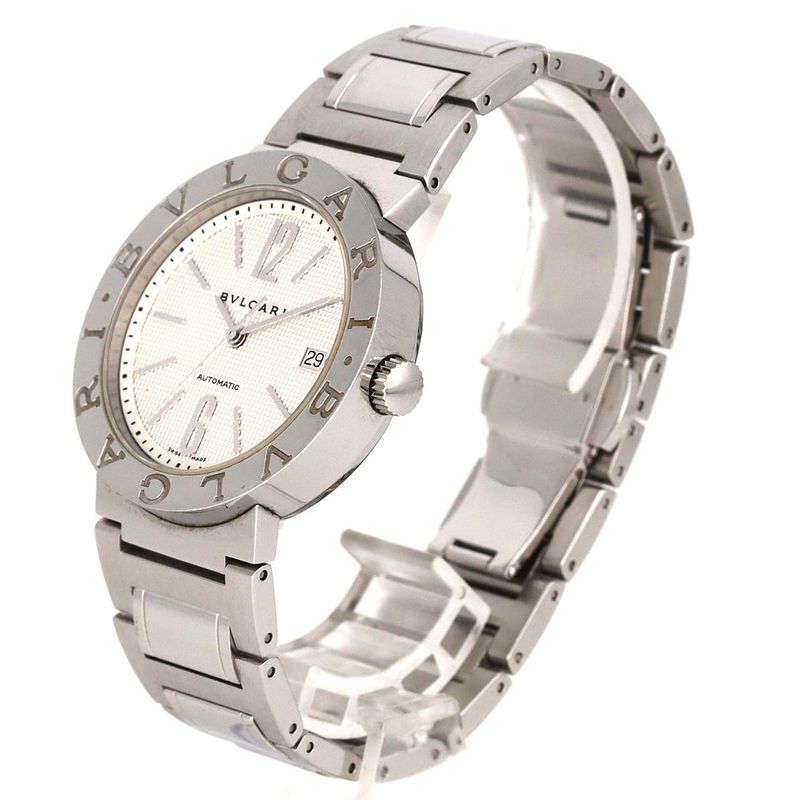 Bvlgari SS Automatic Volume Bracelet