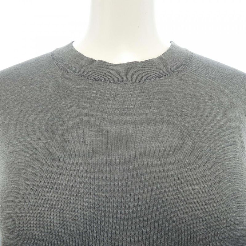 Hermes Carre Shu Knit Top Gray Translucency
