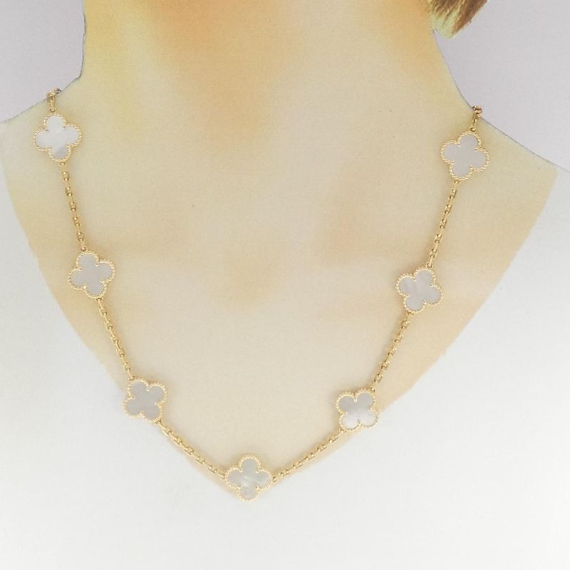 Van Cleef & Arpels Vintage Alhambra 10 Motifs Necklace