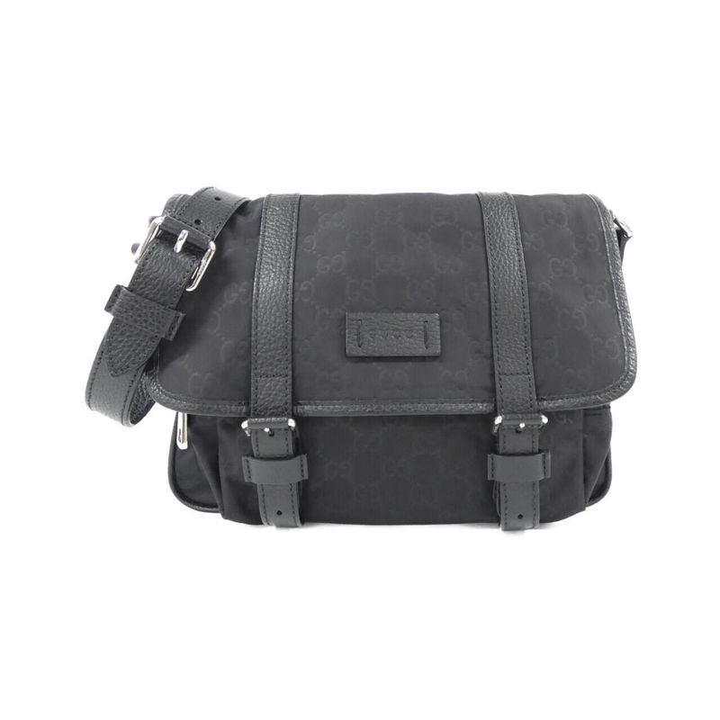 Gucci Shoulder Bag Nylon Black