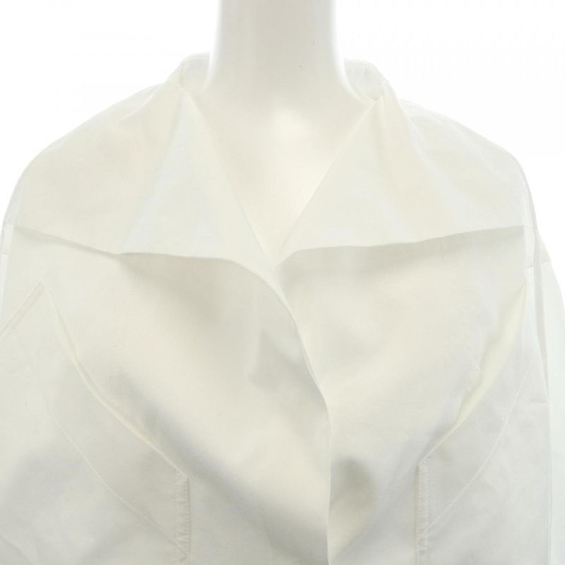 Hermes Clou de Selle Carre Shirt White Translucency