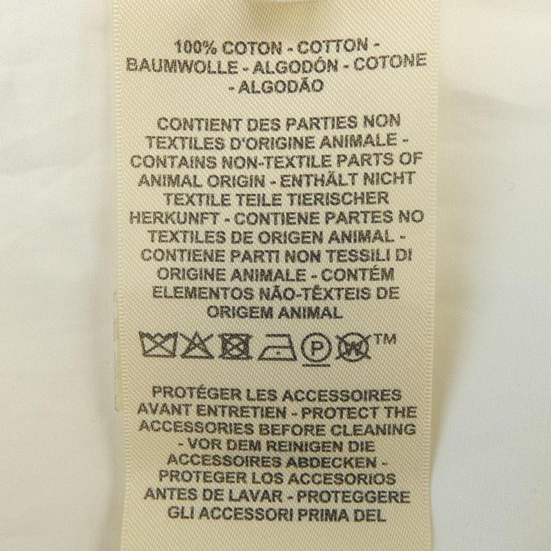 Hermes Clou de Selle Carre Shirt White Translucency