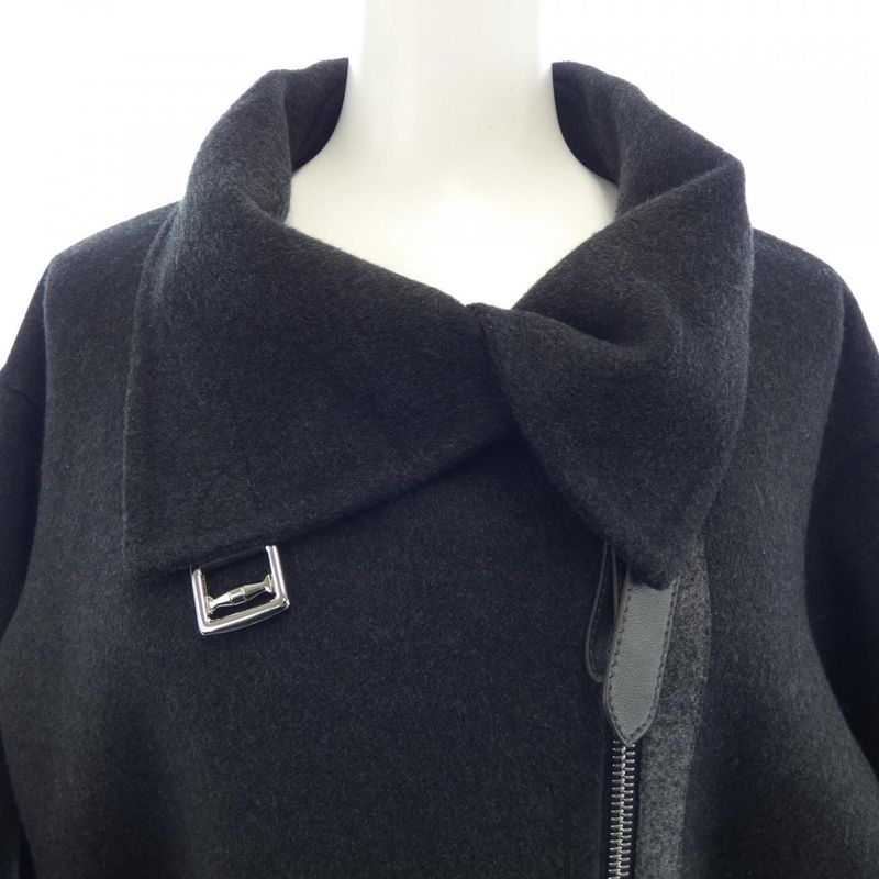 Hermes Coat Cashmere Gray