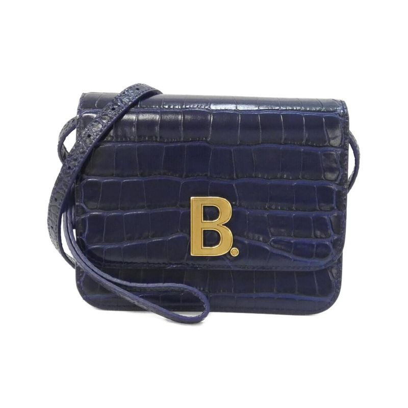 Balenciaga Bi Small Shoulder Bag Marine