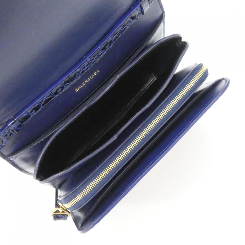 Balenciaga Bi Small Shoulder Bag Marine