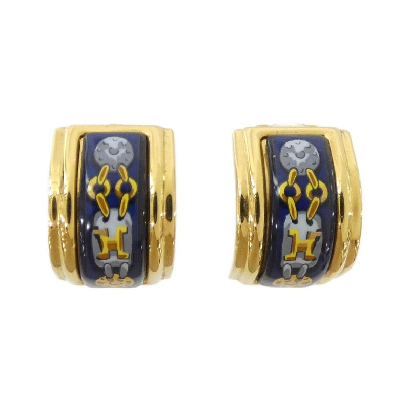Hermes Earrings Blue