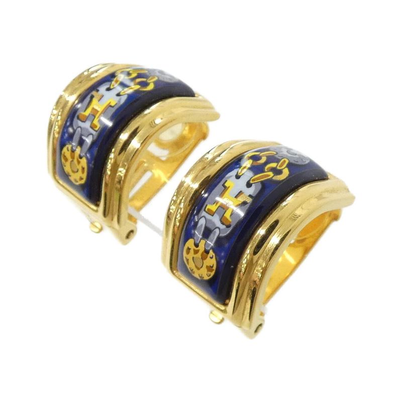 Hermes Earrings Blue