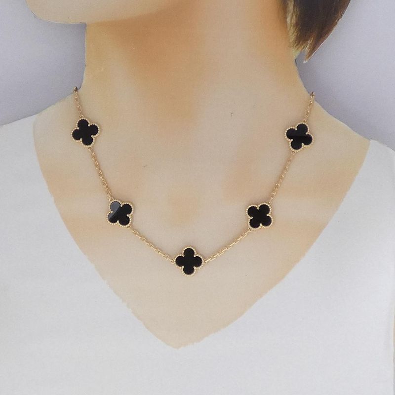 Van Cleef & Arpels Vintage Alhambra 10 Motifs Necklace