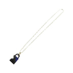 Hermes Amulet Lacquer Padlock GM Necklace Soir Perma Brass