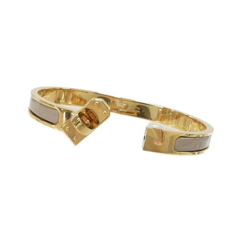 Hermes Mini Click Kelly GM Bracelet Marron Glace