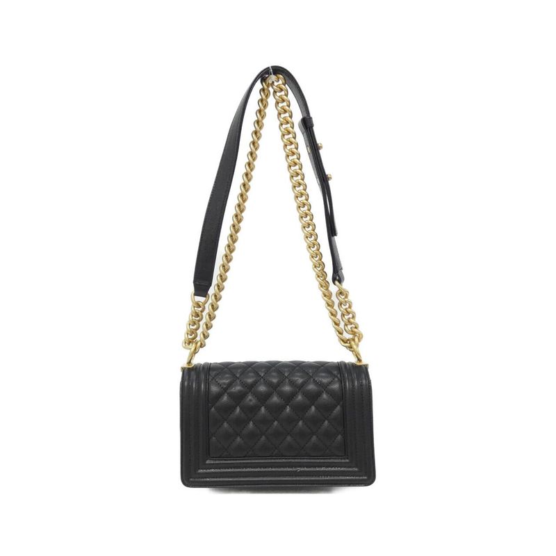 Chanel Shoulder Bag Caviar Grained Black Mat