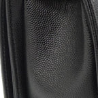 Chanel Shoulder Bag Caviar Grained Black Mat