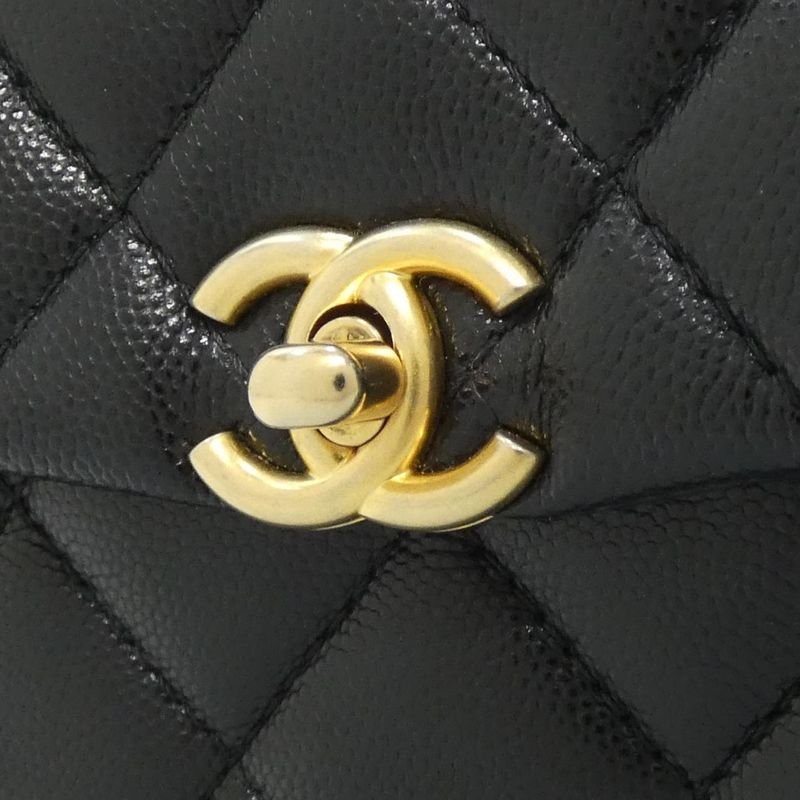 Chanel Bag Caviar Grained Black Mat