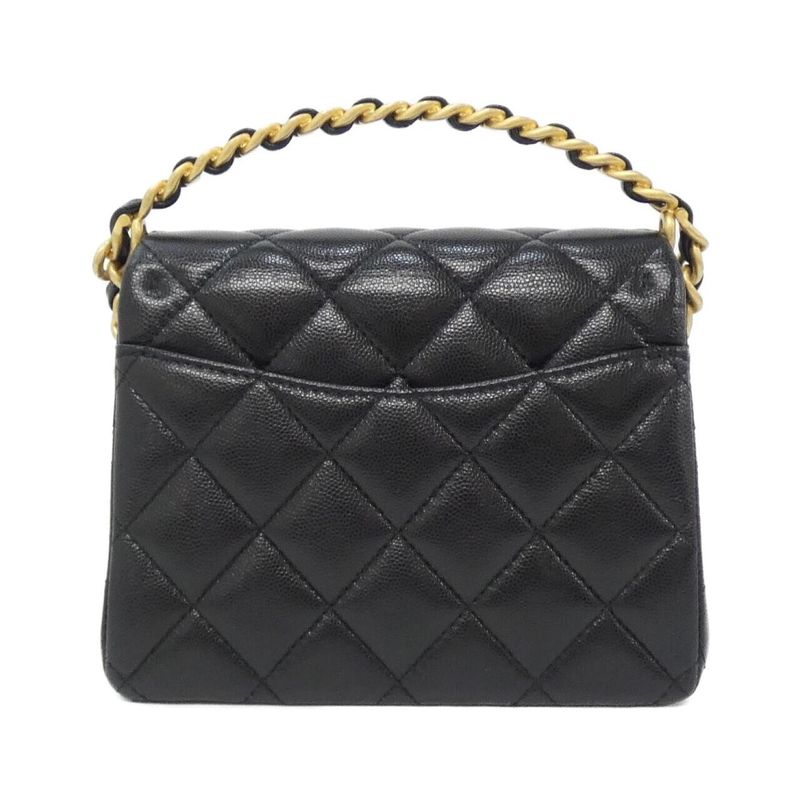 Chanel Bag Caviar Grained Black Mat