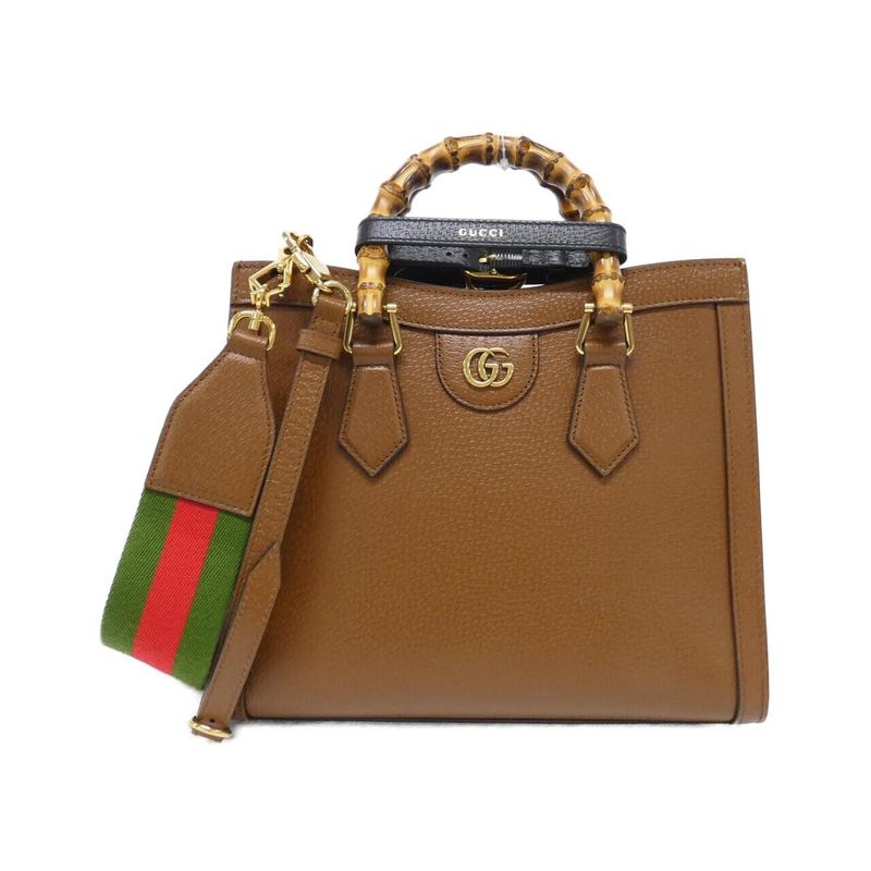 Gucci Diana Bag Leather Brown