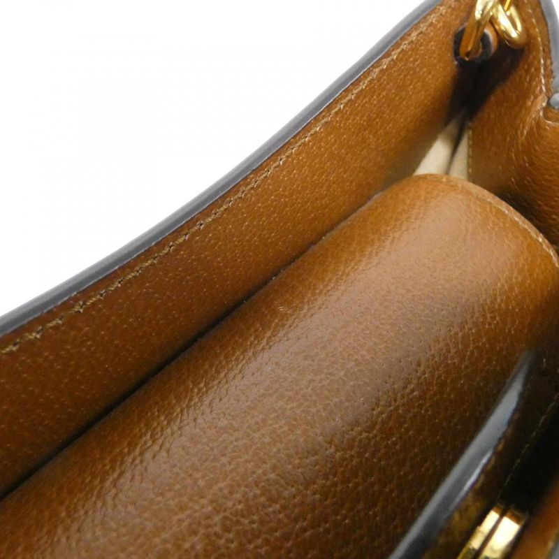 Gucci Diana Bag Leather Brown