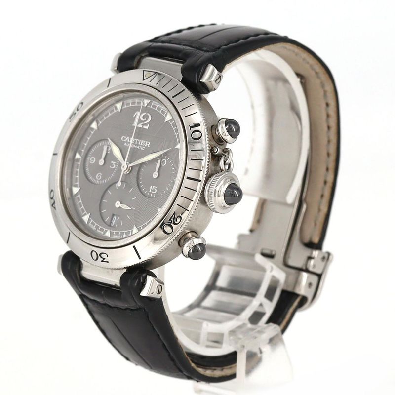 Cartier Pasha Chrono SS Automatic Volume Bracelet